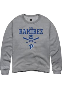 Tuta Ramirez Rally Mens Graphite Pitt Panthers NIL Sport Icon Crew Sweatshirt