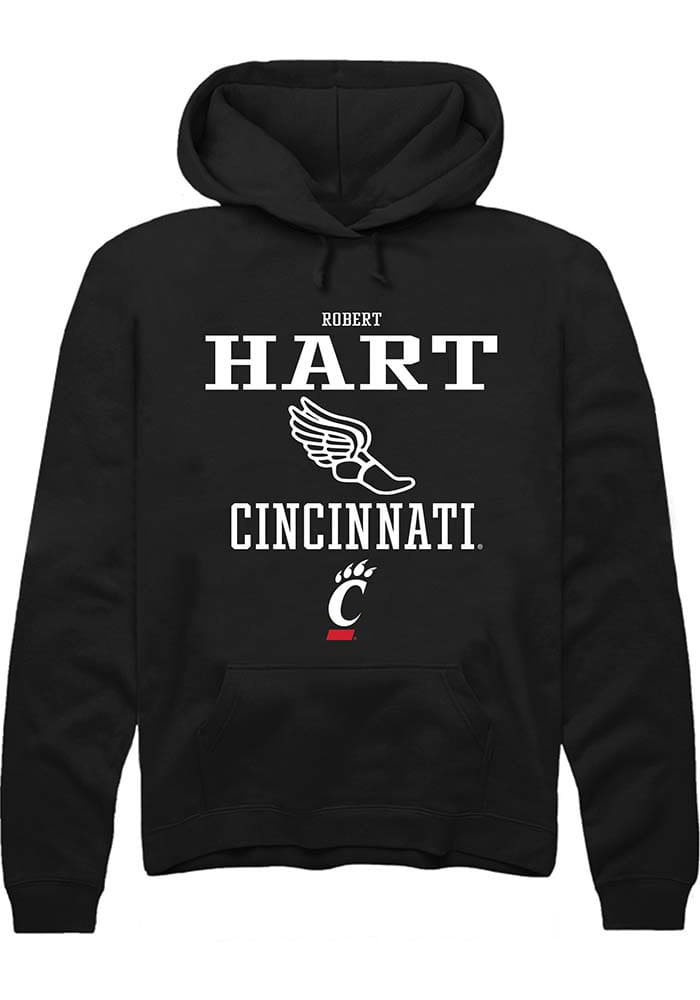 Robert Hart Rally Cincinnati Bearcats Mens Black NIL Sport Icon Long Sleeve Hoodie