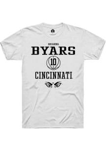 Brianna Byars White Cincinnati Bearcats NIL Sport Icon Short Sleeve T Shirt