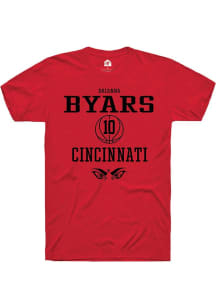 Brianna Byars Red Cincinnati Bearcats NIL Sport Icon Short Sleeve T Shirt