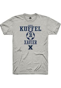 Gabriel Kuffel  Xavier Musketeers Ash Rally NIL Sport Icon Short Sleeve T Shirt