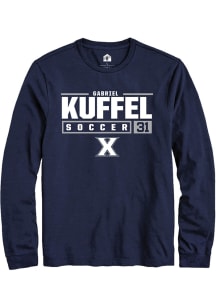 Gabriel Kuffel  Xavier Musketeers Navy Blue Rally NIL Stacked Box Long Sleeve T Shirt