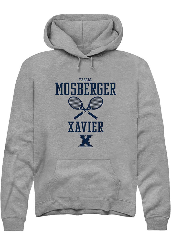 Pascal Mosberger  Rally Xavier Musketeers Mens Graphite NIL Sport Icon Long Sleeve Hoodie