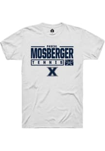 Pascal Mosberger  Xavier Musketeers White Rally NIL Stacked Box Short Sleeve T Shirt