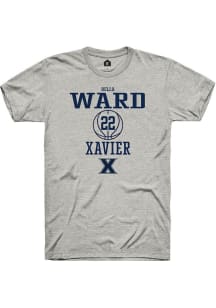 Bella Ward  Xavier Musketeers Ash Rally NIL Sport Icon Short Sleeve T Shirt