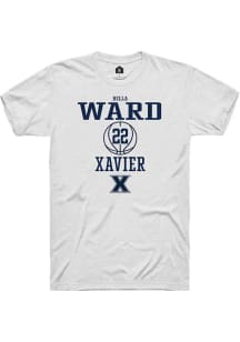 Bella Ward  Xavier Musketeers White Rally NIL Sport Icon Short Sleeve T Shirt