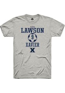 Olivia Lawson  Xavier Musketeers Ash Rally NIL Sport Icon Short Sleeve T Shirt