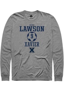 Olivia Lawson  Xavier Musketeers Graphite Rally NIL Sport Icon Long Sleeve T Shirt