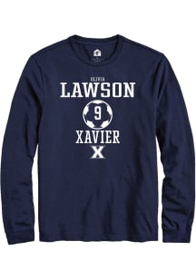 Olivia Lawson  Xavier Musketeers Navy Blue Rally NIL Sport Icon Long Sleeve T Shirt