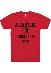 Elissa Alcantara  Cincinnati Bearcats Red Rally NIL Sport Icon Short Sleeve T Shirt