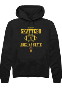 Cameron Skattebo  Rally Arizona State Sun Devils Mens Black NIL Sport Icon Long Sleeve Hoodie