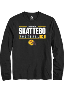 Cameron Skattebo  Arizona State Sun Devils Black Rally NIL Stacked Box Long Sleeve T Shirt