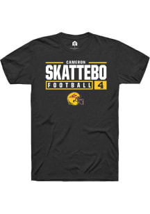 Cameron Skattebo  Arizona State Sun Devils Black Rally NIL Stacked Box Short Sleeve T Shirt