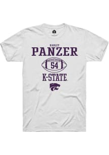 Hadley Panzer  K-State Wildcats White Rally NIL Sport Icon Short Sleeve T Shirt