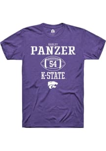 Hadley Panzer  K-State Wildcats Purple Rally NIL Sport Icon Short Sleeve T Shirt