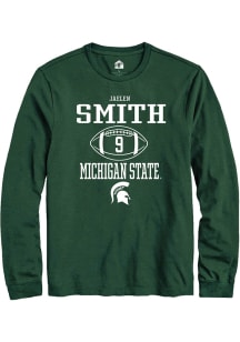 Jaelen Smith  Michigan State Spartans Green Rally NIL Sport Icon Long Sleeve T Shirt