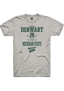 Karsen Dorwart Ash Michigan State Spartans NIL Sport Icon Short Sleeve T Shirt