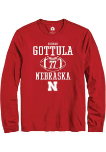 Gunnar Gottula Rally Mens Red Nebraska Cornhuskers NIL Sport Icon Tee