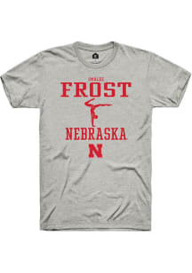 Emalee Frost Ash Nebraska Cornhuskers NIL Sport Icon Short Sleeve T Shirt