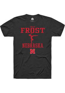 Emalee Frost Black Nebraska Cornhuskers NIL Sport Icon Short Sleeve T Shirt