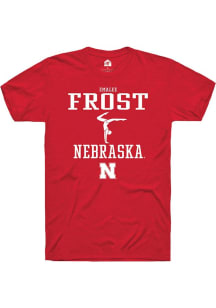 Emalee Frost Red Nebraska Cornhuskers NIL Sport Icon Short Sleeve T Shirt