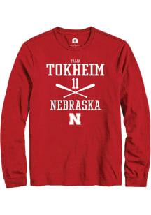 Talia Tokheim Rally Mens Red Nebraska Cornhuskers NIL Sport Icon Tee