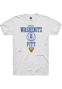 Marley Washenitz White Pitt Panthers NIL Sport Icon Short Sleeve T Shirt