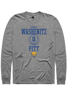 Marley Washenitz Rally Mens Graphite Pitt Panthers NIL Sport Icon Tee