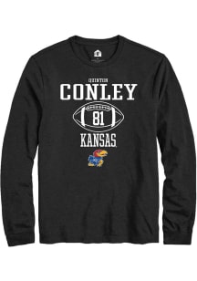 Quinton Conley  Kansas Jayhawks Black Rally NIL Sport Icon Long Sleeve T Shirt