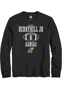 Taiwan Berryhill Jr  Kansas Jayhawks Black Rally NIL Sport Icon Long Sleeve T Shirt