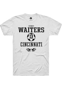 Sydney Waiters White Cincinnati Bearcats NIL Sport Icon Short Sleeve T Shirt