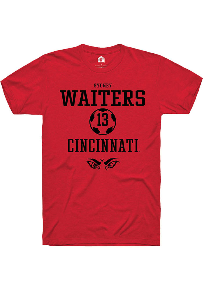 Sydney Waiters Cincinnati Bearcats Red Rally NIL Sport Icon Short Sleeve T Shirt