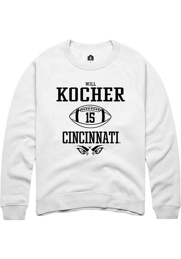 Will Kocher Rally Mens Cincinnati Bearcats NIL Sport Icon Crew Sweatshirt