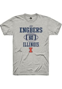 Joep Engbers Ash Illinois Fighting Illini NIL Sport Icon Short Sleeve T Shirt