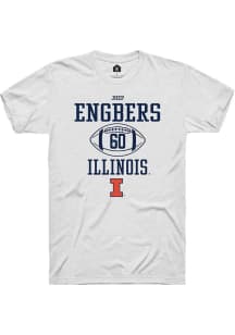 Joep Engbers White Illinois Fighting Illini NIL Sport Icon Short Sleeve T Shirt