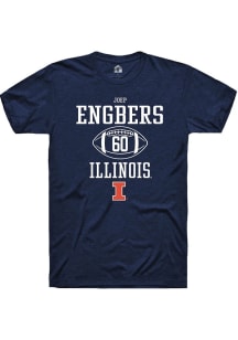 Joep Engbers Navy Blue Illinois Fighting Illini NIL Sport Icon Short Sleeve T Shirt