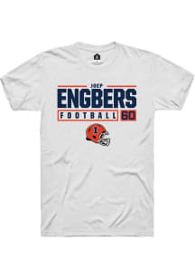 Joep Engbers White Illinois Fighting Illini NIL Stacked Box Short Sleeve T Shirt