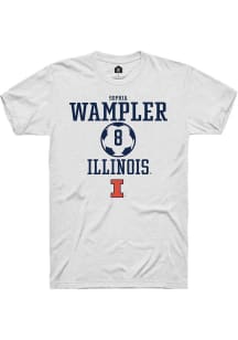 Sophia Wampler White Illinois Fighting Illini NIL Sport Icon Short Sleeve T Shirt