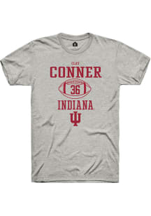 Clay Conner Ash Indiana Hoosiers NIL Sport Icon Short Sleeve T Shirt