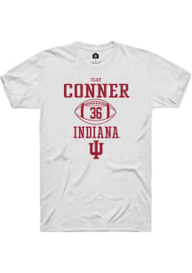 Clay Conner White Indiana Hoosiers NIL Sport Icon Short Sleeve T Shirt