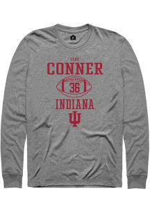 Clay Conner Rally Mens Graphite Indiana Hoosiers NIL Sport Icon Tee