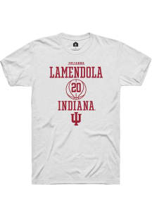 Julianna LaMendola White Indiana Hoosiers NIL Sport Icon Short Sleeve T Shirt