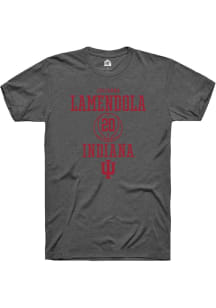 Julianna LaMendola Dark Grey Indiana Hoosiers NIL Sport Icon Short Sleeve T Shirt