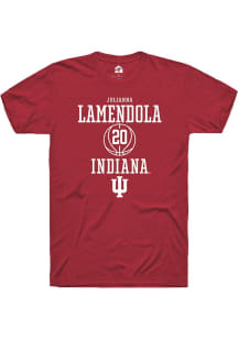 Julianna LaMendola Red Indiana Hoosiers NIL Sport Icon Short Sleeve T Shirt