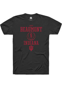 Len√©e Beaumont Black Indiana Hoosiers NIL Sport Icon Short Sleeve T Shirt