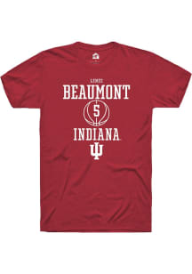 Len√©e Beaumont Red Indiana Hoosiers NIL Sport Icon Short Sleeve T Shirt