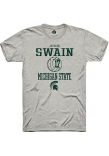 Jayhlin Swain Ash Michigan State Spartans NIL Sport Icon Short Sleeve T Shirt