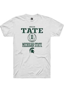 Jocelyn Tate White Michigan State Spartans NIL Sport Icon Short Sleeve T Shirt