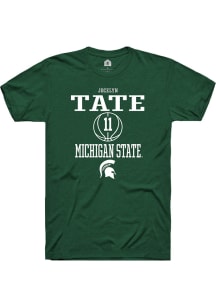 Jocelyn Tate Green Michigan State Spartans NIL Sport Icon Short Sleeve T Shirt