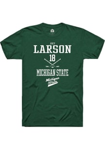 Joey Larson Green Michigan State Spartans NIL Sport Icon Short Sleeve T Shirt